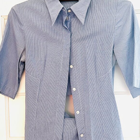 Stella McCartney Open Back Button Down Blouse Size 38 IT - Picture 2 of 11